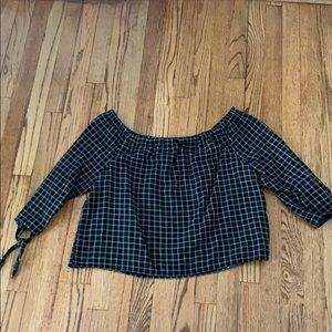 Madewell off the shoulder top.